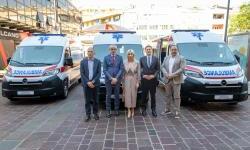 Nova sanitetska vozila za jedinice hitne pomoći u Podgorici, Kotoru i Ulcinju